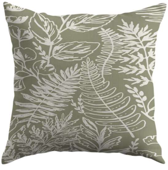 250627/10 Linen Printed Cushion Cover